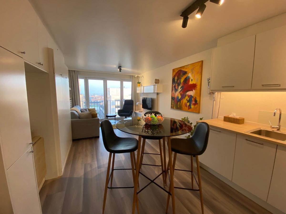Apartmán Moderne Studio Aan Zee Ostende Exteriér fotografie