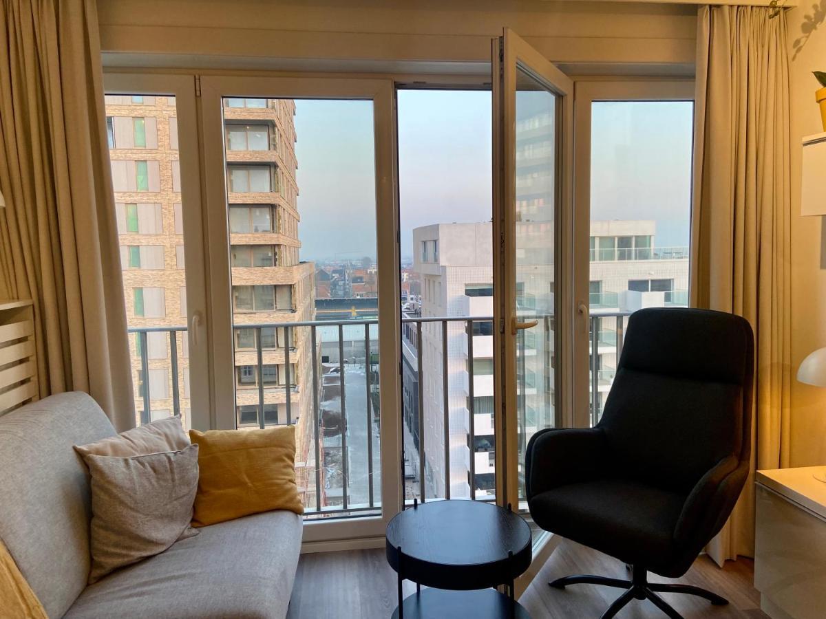 Apartmán Moderne Studio Aan Zee Ostende Exteriér fotografie